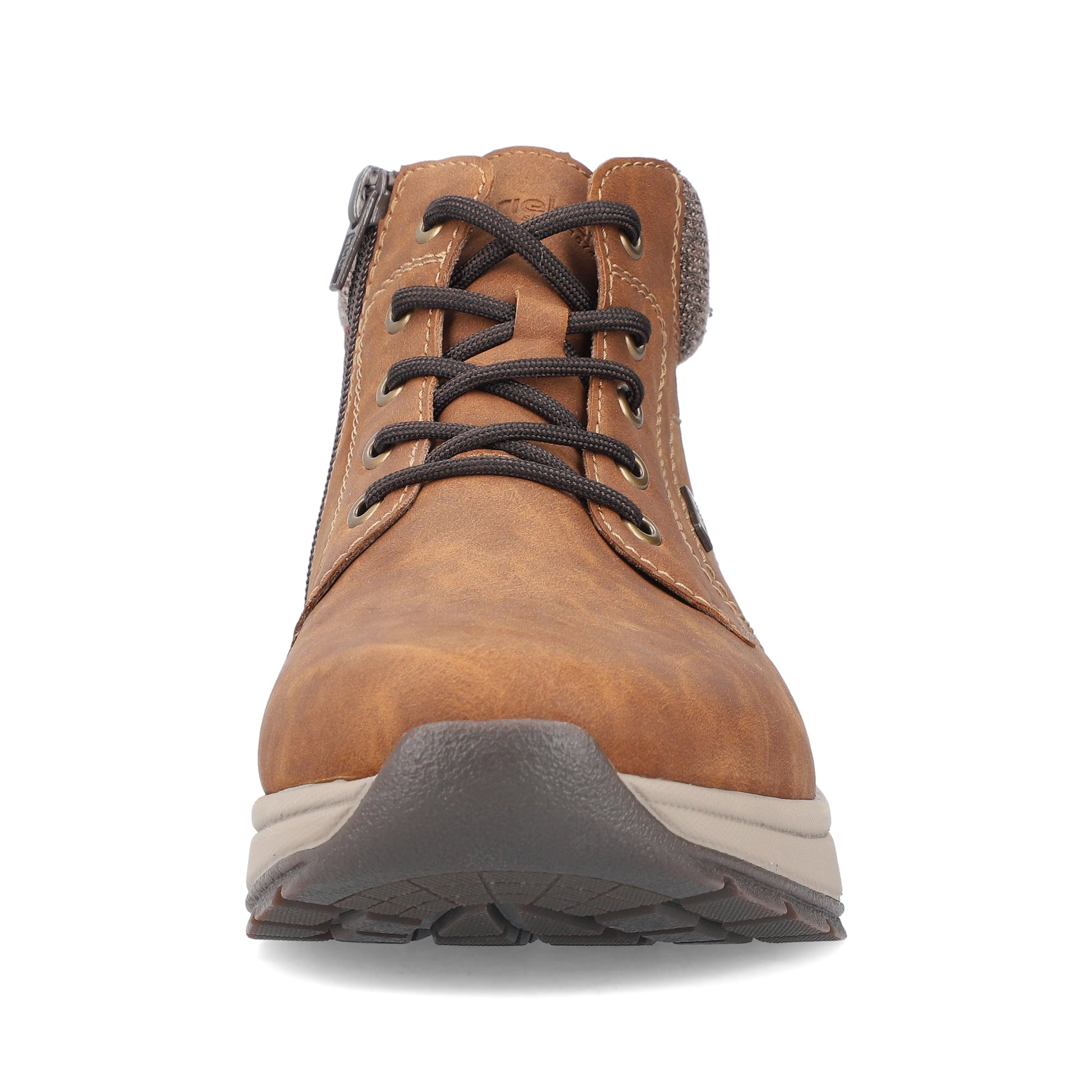 Brown Zip Boots for Men | Rieker 11030-25