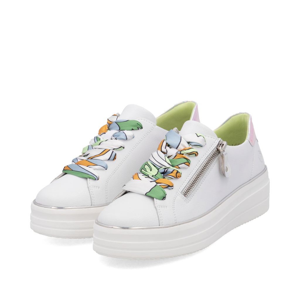 White Zip Shoes for Women | Remonte D1C06-80