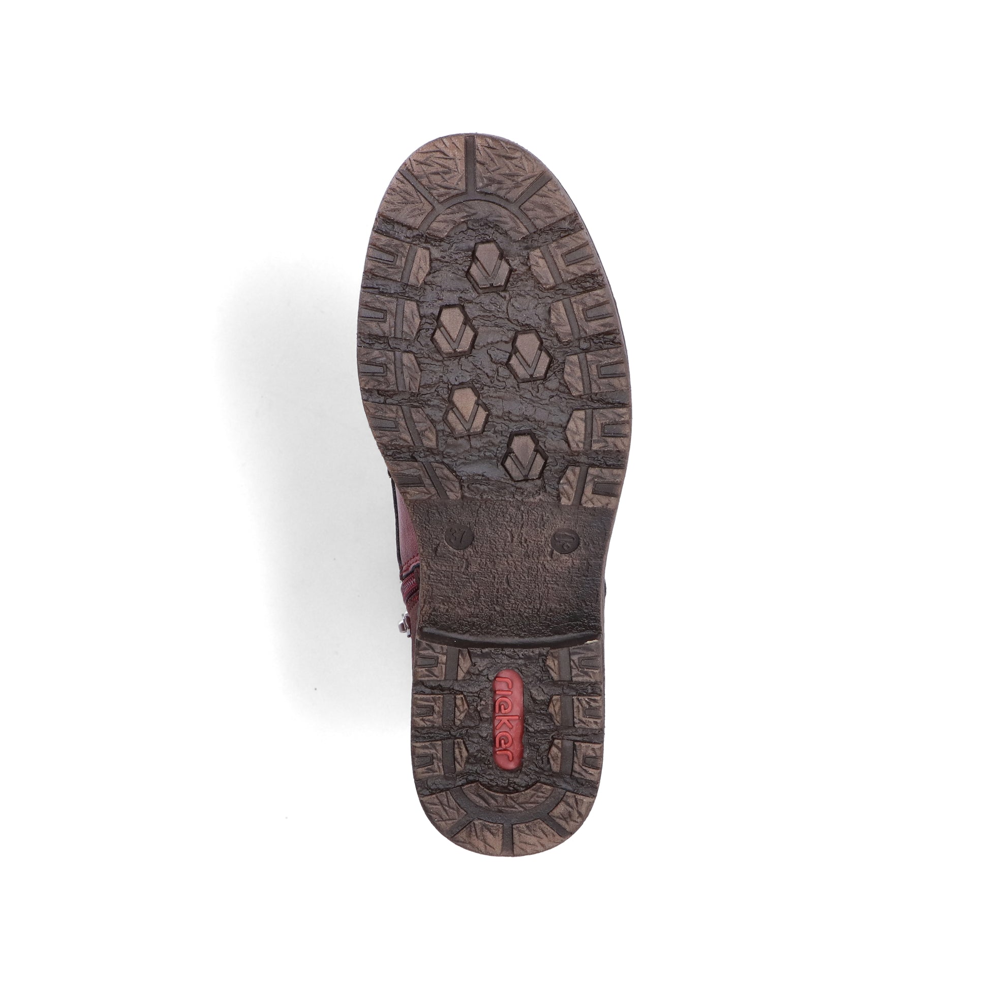 Red Zip Boots for Women | Rieker 94712-35