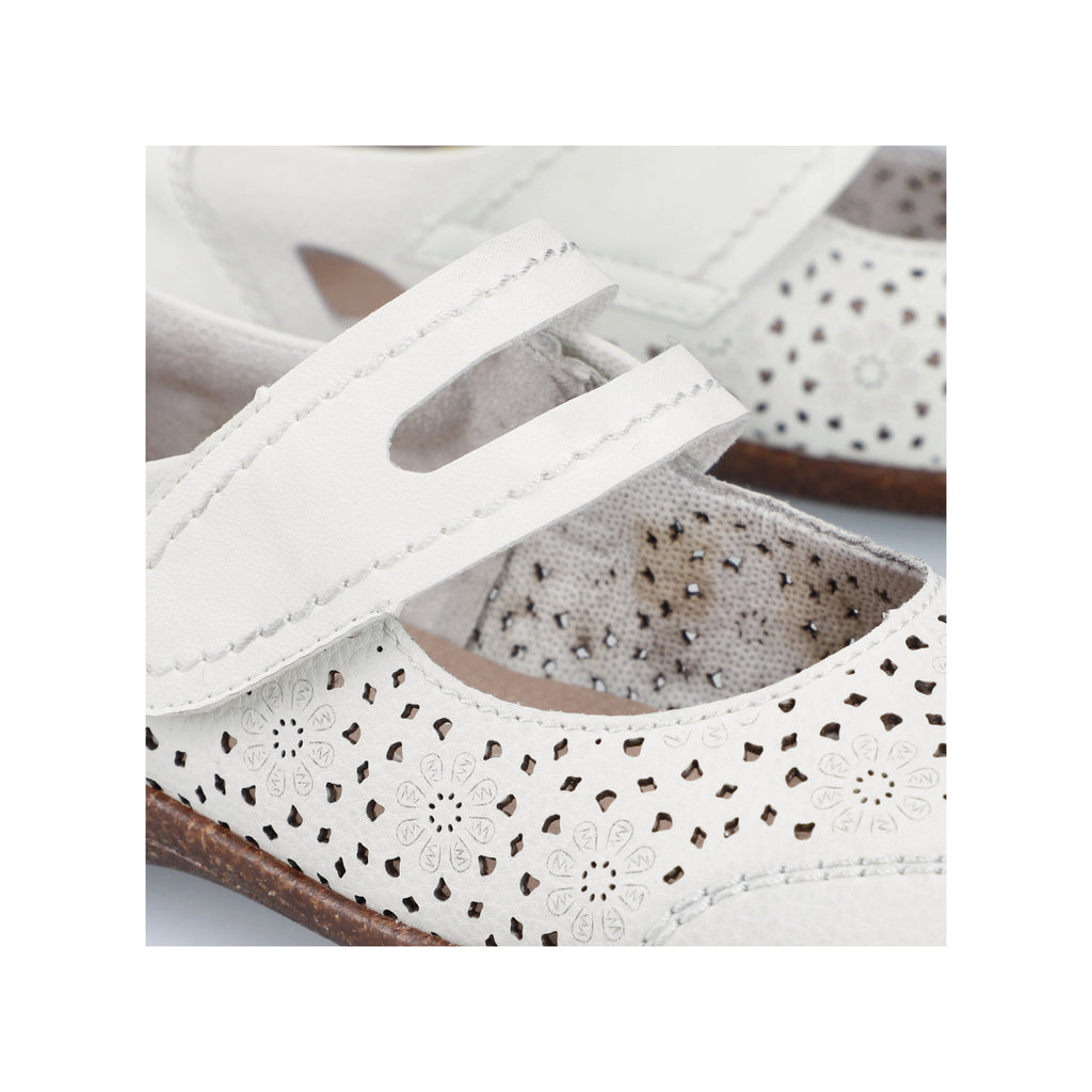 White Hook & Loop Shoes for Women | Rieker 47675-80