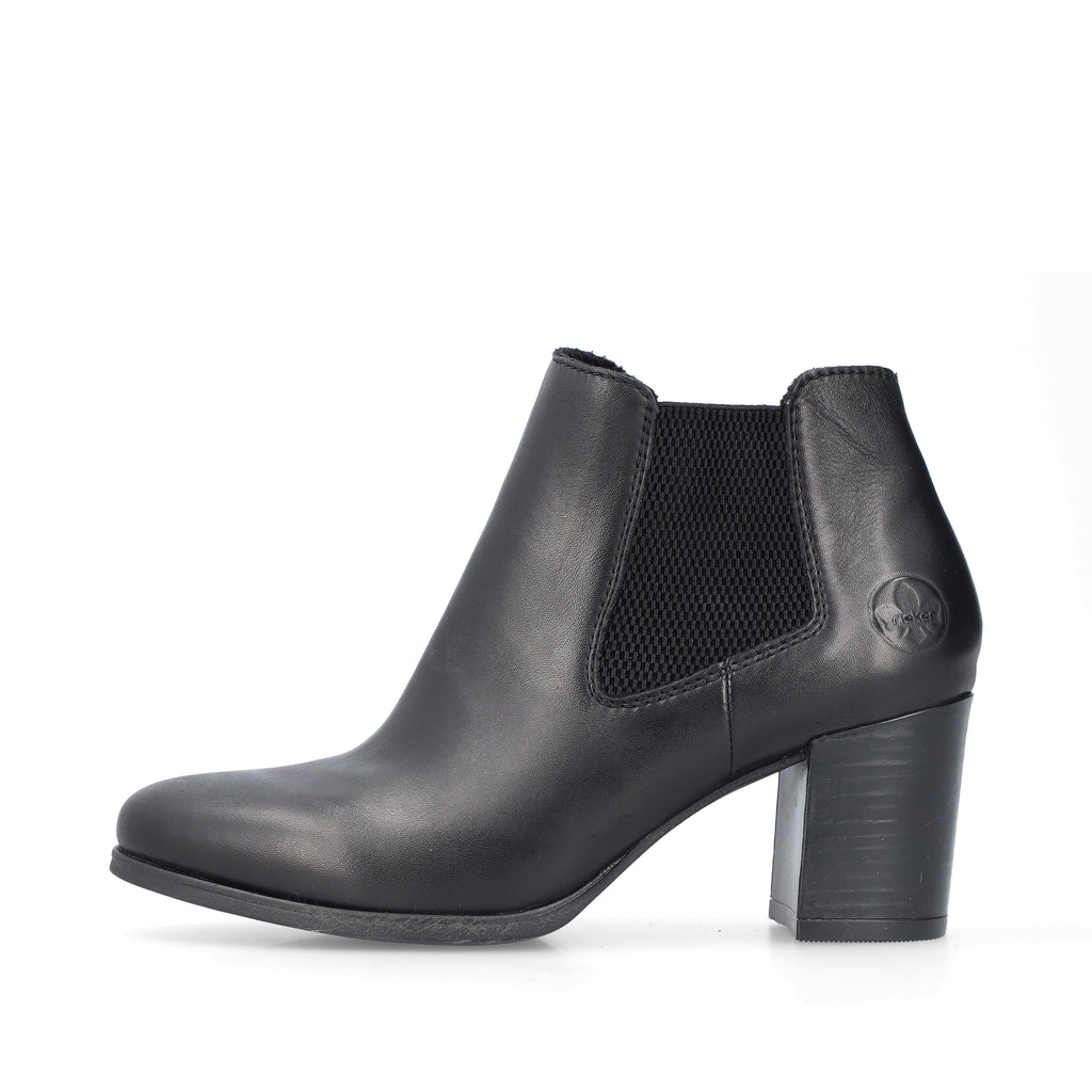 Black Zip Boots for Women | Rieker 50194-00
