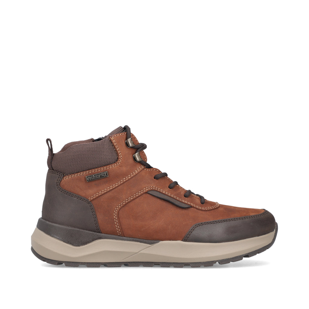 Brown Zip Boots for Men | Rieker 06030-24