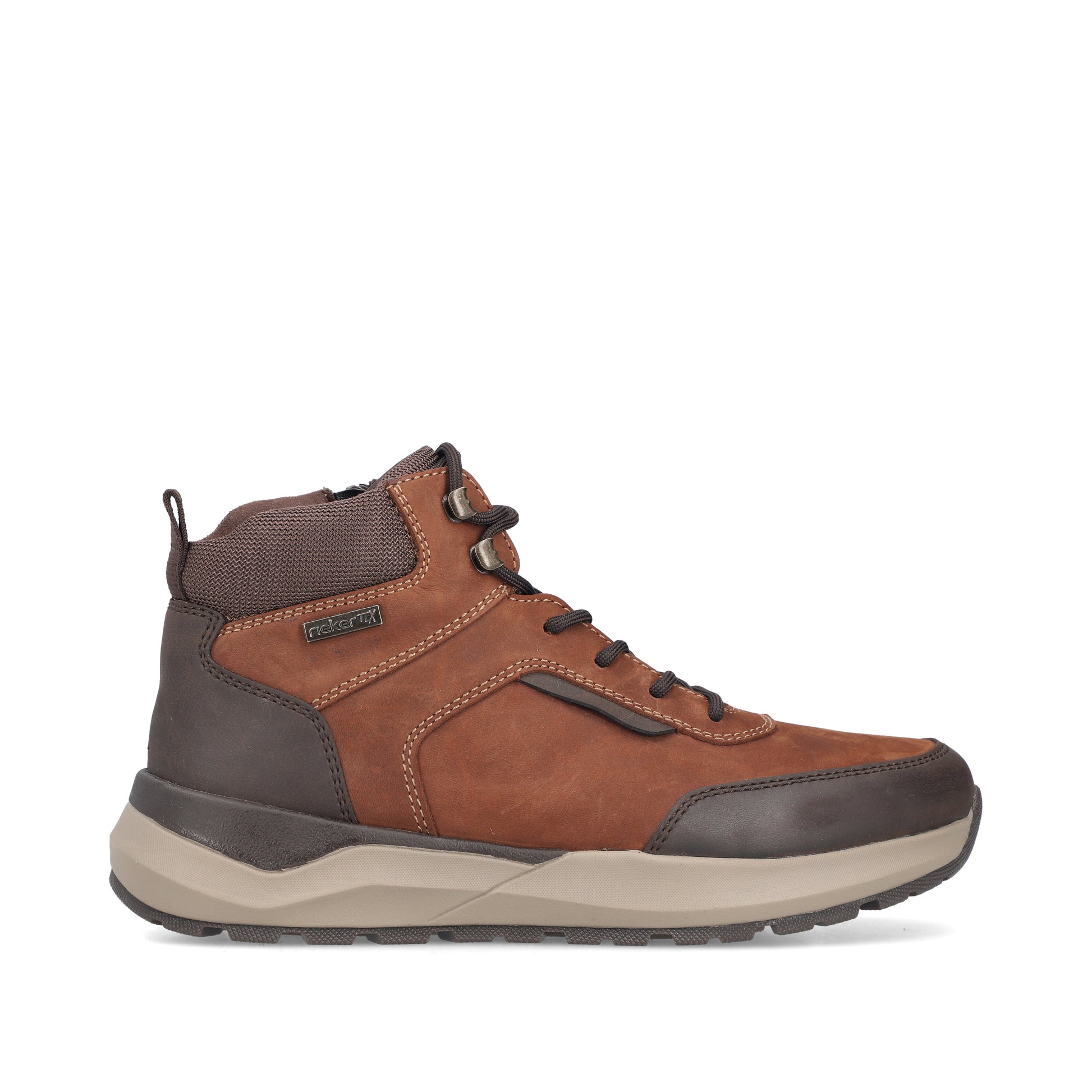 Brown Zip Boots for Men | Rieker 06030-24