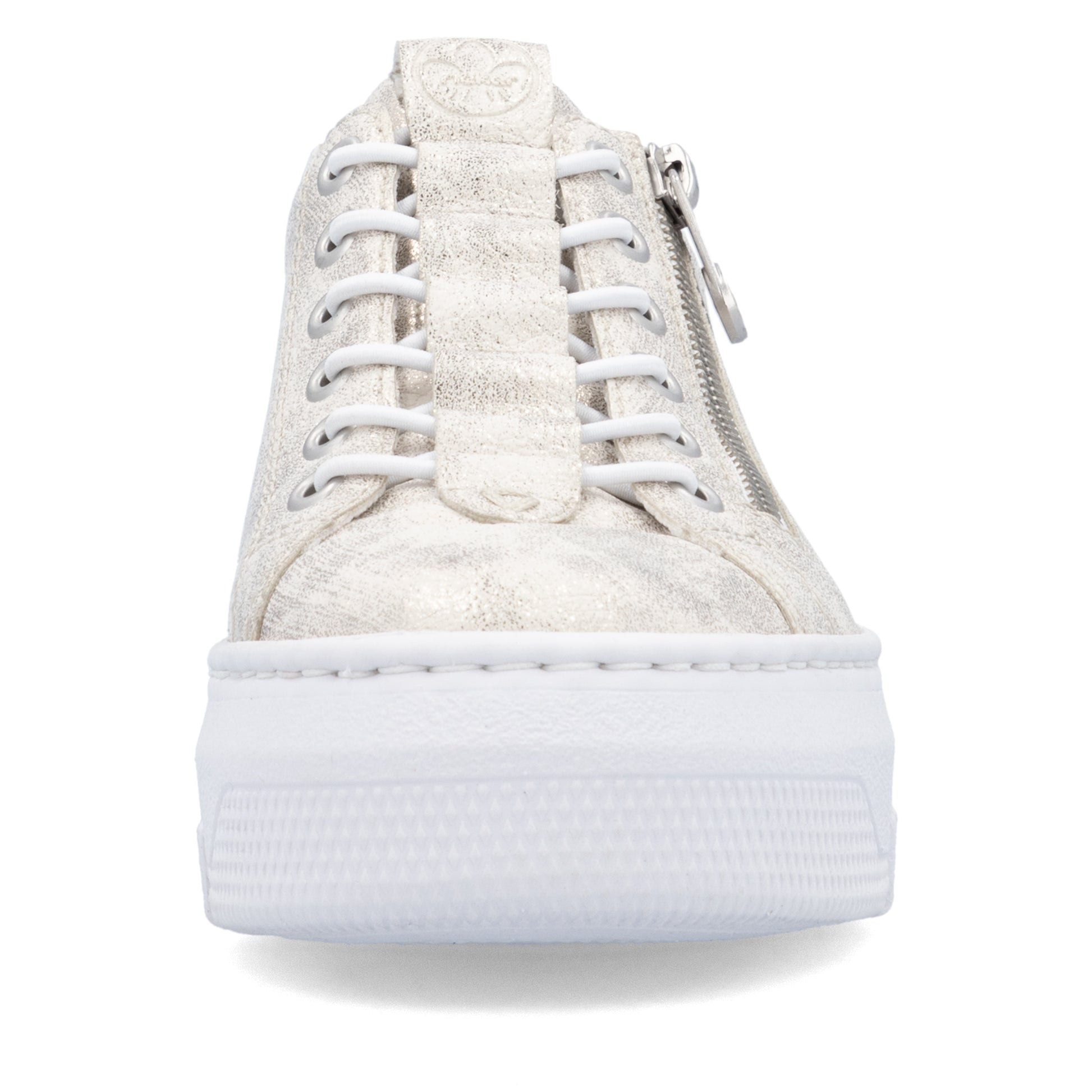 Beige Zip Shoes for Women | Rieker M1953-60