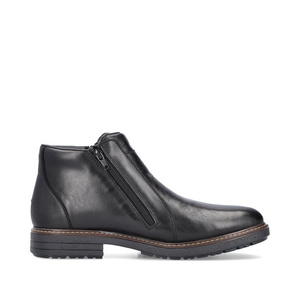 Black Zip Boots for Men | Rieker 33160-00