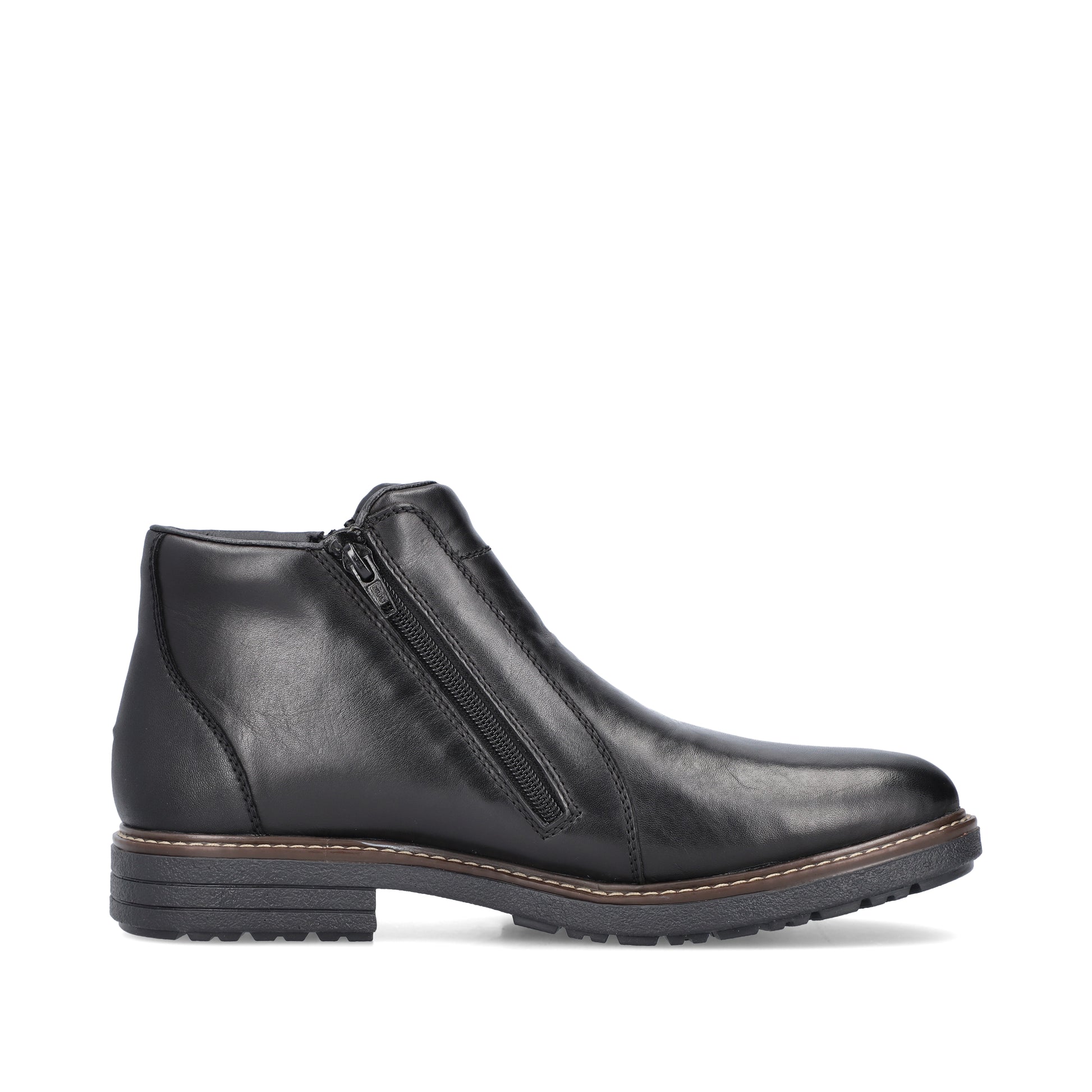 Black Zip Boots for Men | Rieker 33160-00