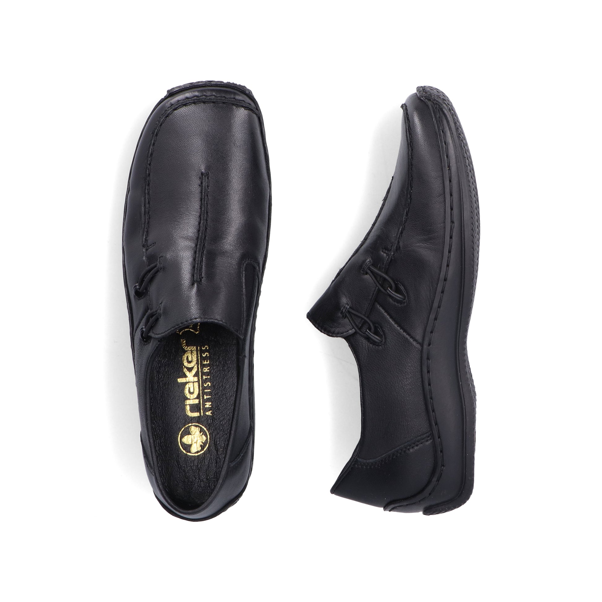 Black Elasticated Shoes for Women | Rieker L1751-00