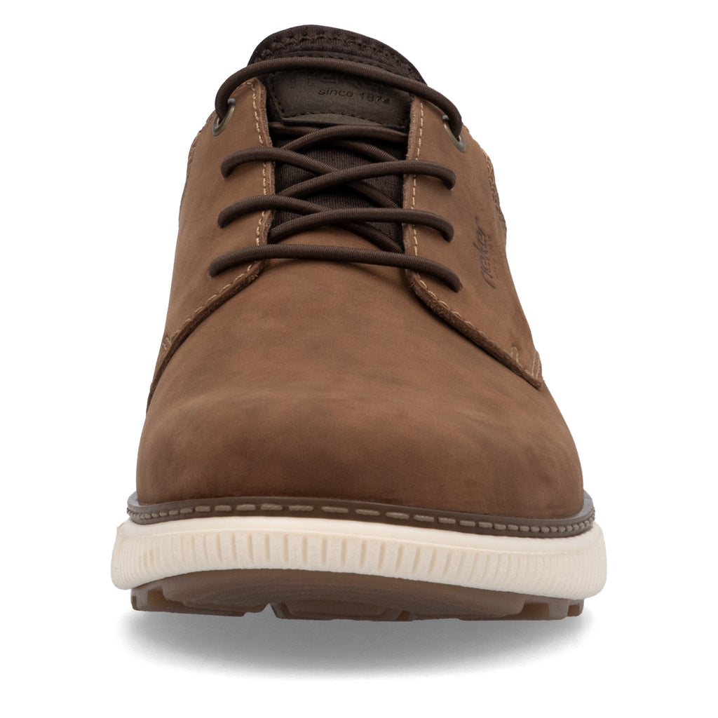 Brown Elasticated Shoes for Men | Rieker B3357-24