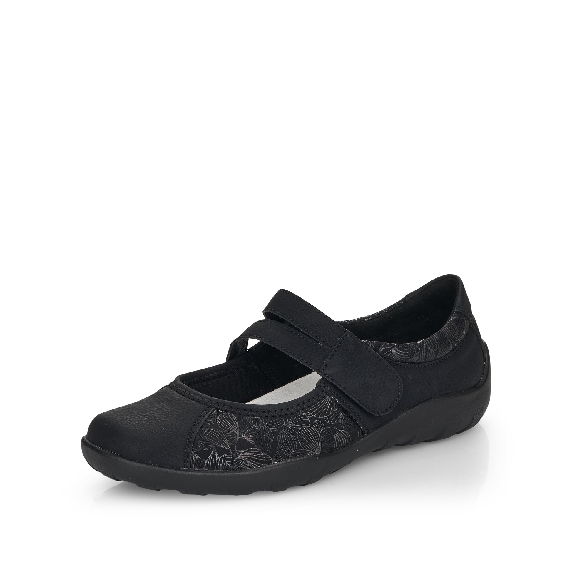 Black Hook & Loop Shoes for Women | Remonte R3510-03