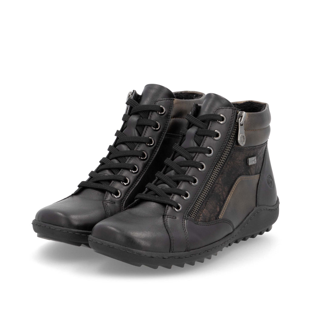 Black Zip Boots for Women | Remonte R1458-03