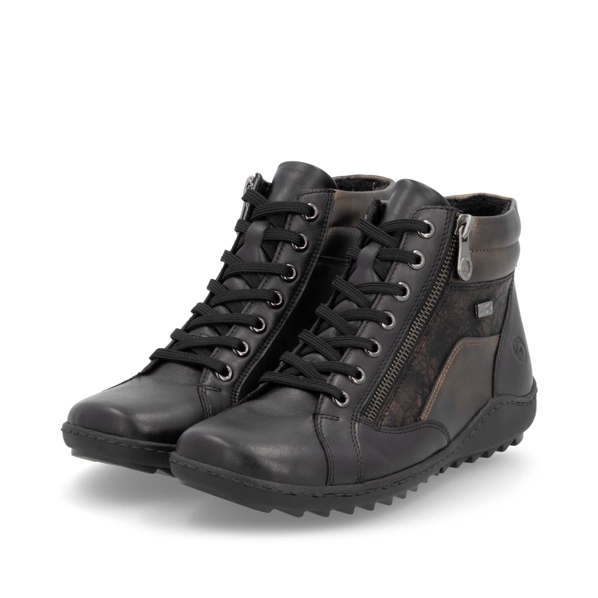 Black Zip Boots for Women | Remonte R1458-03