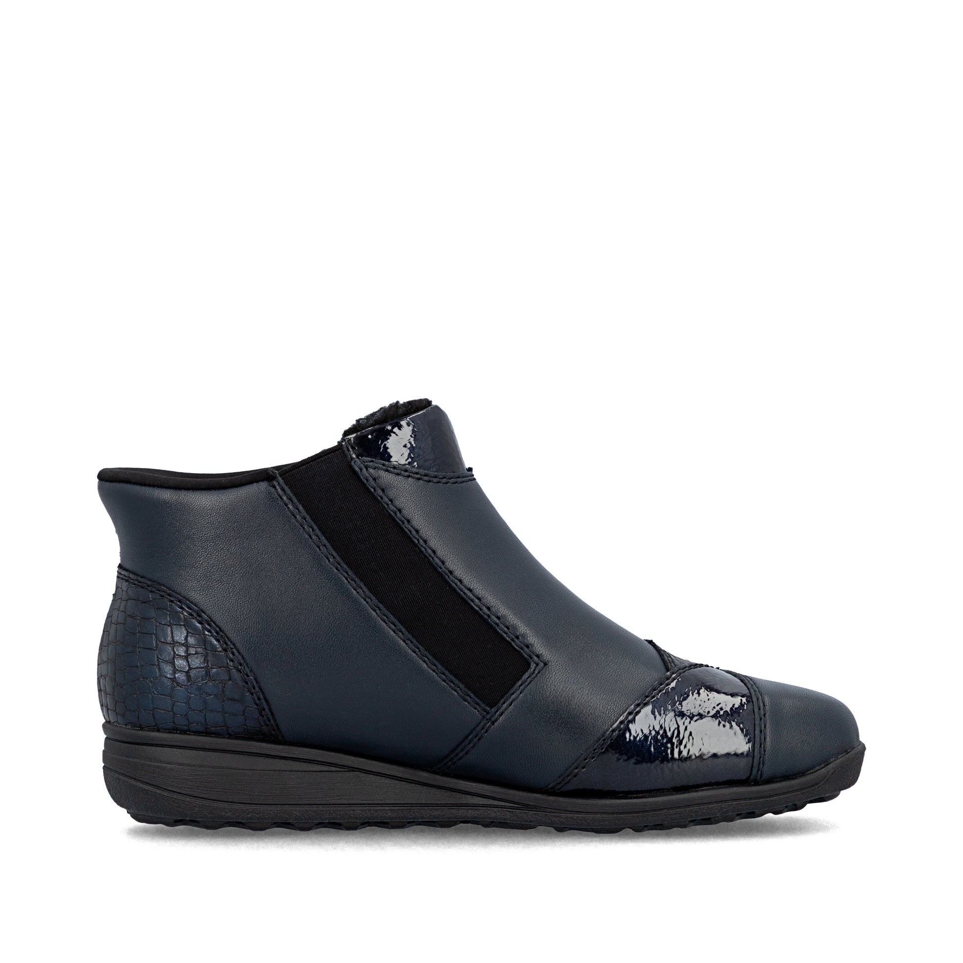 Blue Zip Boots for Women | Rieker 47254-14