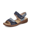Rieker Woman's Sandals - Blue | V2860-14