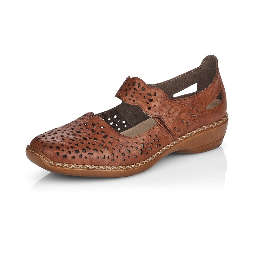 women brown slip on shoes