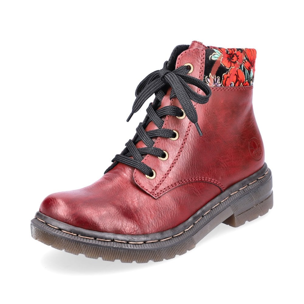 Rieker 78212 Women Boots with Laces - Rieker Women's Footwear from ...