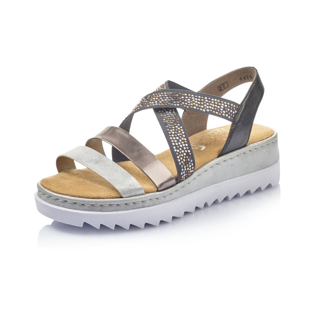 rieker white sandals